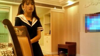 「挑戰百人斬jimmybiiig」約炮雙馬尾水手服妹子 激情口交猛操