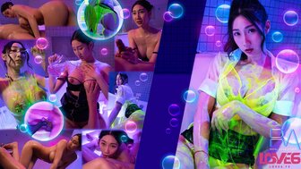 RAS306 絕倫巨乳泡泡浴 螢光x潤滑x霓虹燈