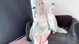Cos王者西施服侍大肉棒 嬌嗲可愛帶點騷的樣子讓人很有感覺