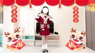 新年首炮嫩穴調教 極品白虎嫩妹榨乾精液