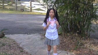 雙馬尾學生不聽洋腸老師教導被肉棒狠狠懲罰