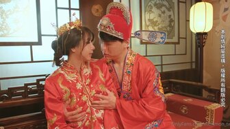 洞房花燭夜 中出巨乳老婆