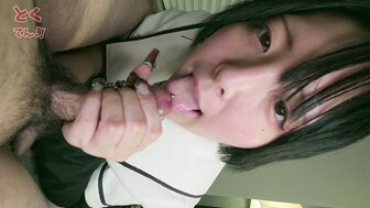 FC2PPV4841928 黑色短髮JK地雷型 黏稠的口交[Part1]