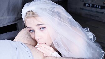 FC2PPV4906679 居住在法國的洋妞穿著婚紗和男友激情做愛