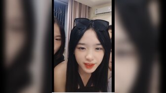 學壞了的嫩妹夢涵與閨蜜男友一起多P啪啪