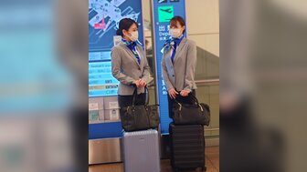 FC2PPV2760507 機場搭訕2位美麗空姐KTV房內吹蕭 空姐制服啪啪