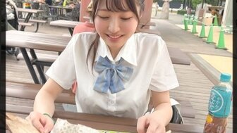 345SIMM789 可愛巨乳女JK兩回戰 一晚享受清純校服和野性情趣內衣